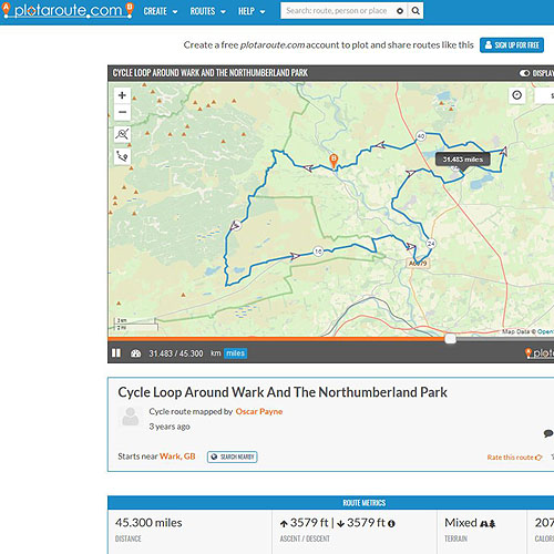 Plan A Route Website